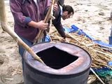 How to make charcoal briquettes from agricultural waste