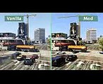 Grand Theft Auto 5 / GTA 5 – Mod Community Graphics vs. Vanilla Comparison [60fps][FullHD|1080p]