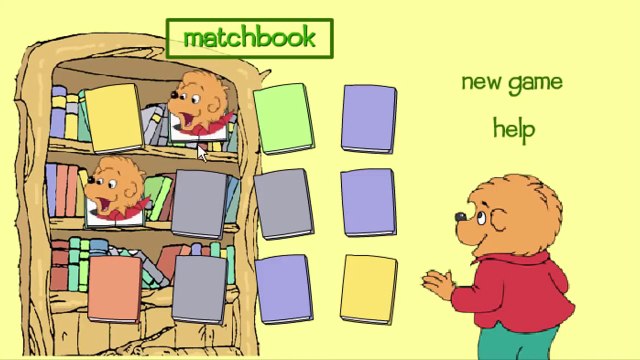 Berenstain Bears Matchbook Animation Sprout PBS Kids Game Play Walkthrough