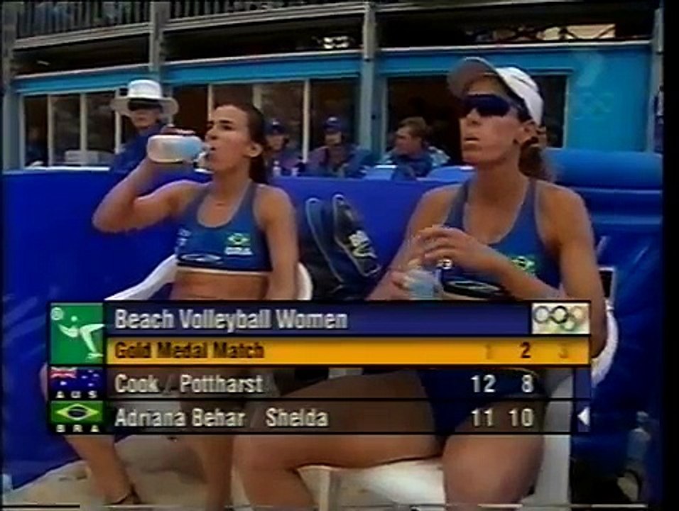 Sydney 2000 Olympics Women's Beach Volleyball Australia vs Brazil Gold Medal Match Final Stages