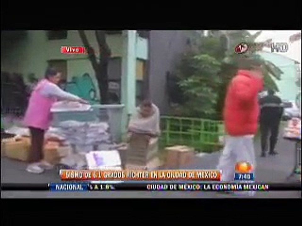 FUERTE SISMO 6.1 GRADOS RICHTER EN LA CIUDAD DE MÉXICO 21 AGOSTO 2013