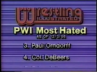 Pro Wrestling This Week - 12/6/1986