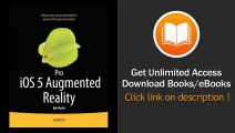 Pro IOS 5 Augmented Reality EBOOK (PDF) REVIEW