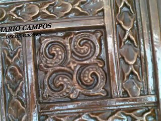 Como hacer Patinados y envejecidos sobre moldura de escayola.