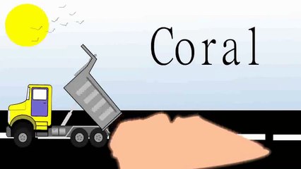 Learn Colors With Dump Trucks For Children, Trucks Dumping Different Colors by JeannetChannel.mp4