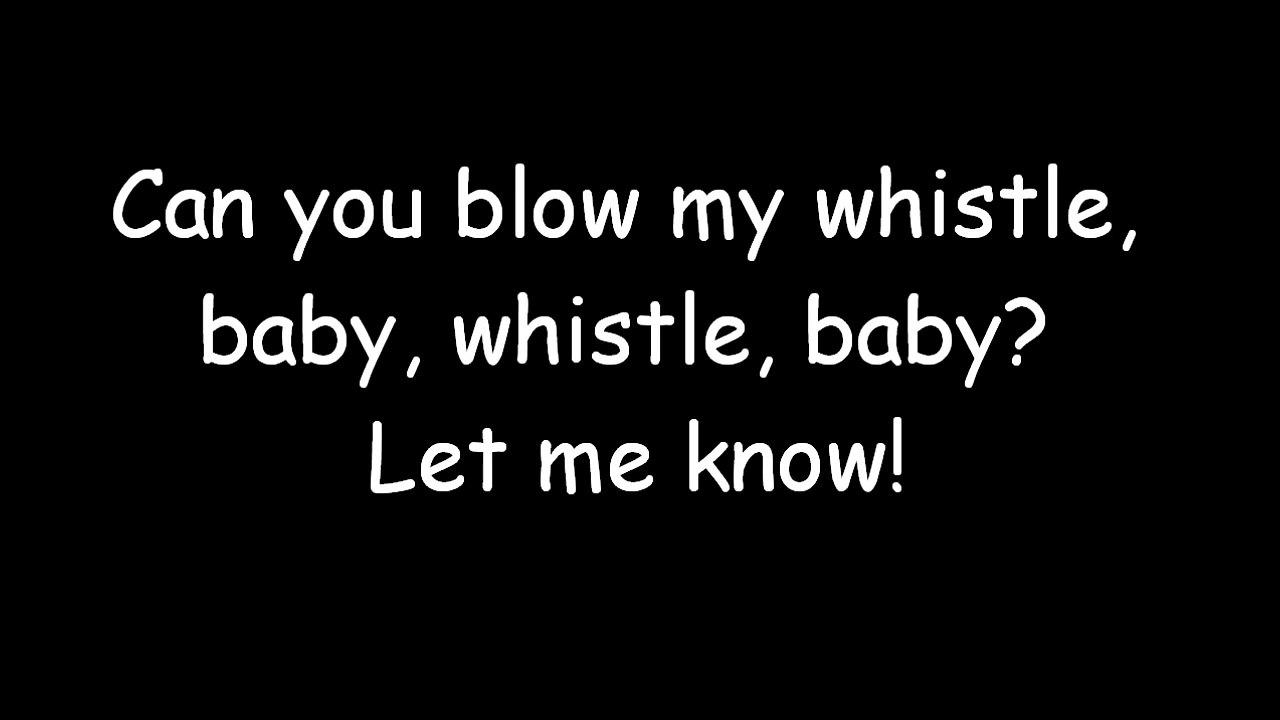 Glee - Whistle (Lyrics) HD