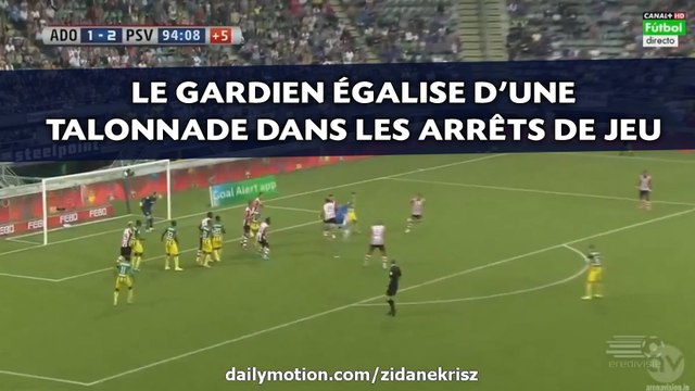 Le gardien égalise d'une talonnade dans les arrêts de jeu
