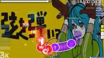 Osu Gameplay (Hatsune Miku & Megpoid Gumi - MATRYOSHKA)
