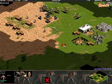 [GameTV.vn] AOE Giao Luu Random | Dinosaur vs Kaubuon Tran 2 (040612)