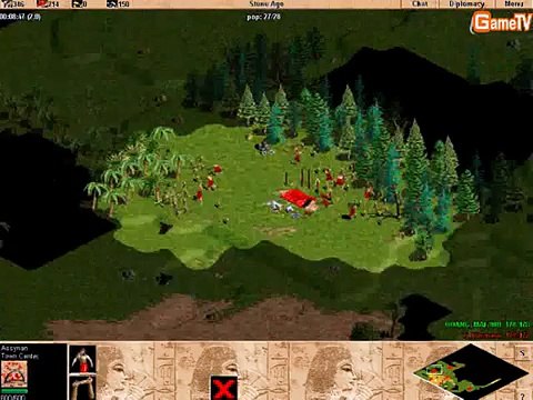 [GameTV.vn] AOE Giao Luu Assyrian | Dinosaur vs HoangMaiNhi Tran 8 (010612)