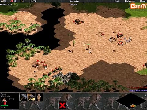 [GameTV.vn] AOE Giao Luu Random | Dinosaur vs Vanlove Tran 10 (010612)