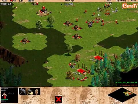 [GameTV.vn] AOE Giao Luu Assyrian | Dinosaur vs HoangMaiNhi Tran 4 (010612)