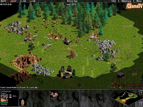 [GameTV.vn] AOE Giao Luu Random | Dinosaur vs Vanlove Tran 4 (010612)