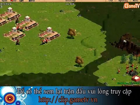 [GameTV.vn] AOE Giao Luu Assyrian | Dinosaur vs HoangMaiNhi Tran 2 (010612)