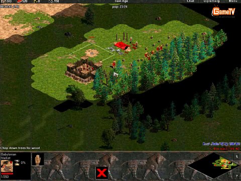 [GameTV.vn] AOE Giao Luu Random | Dinosaur vs Kaubuon Tran 4 (040612)