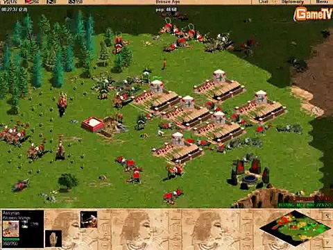 [GameTV.vn] AOE Giao Luu Assyrian | Dinosaur vs HoangMaiNhi Tran 7 (010612)