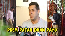 Salman Khan Confirms a DOUBLE ROLE in 'Prem Ratan Dhan Payo