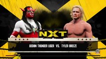 WWE 2K15 Jushin Thunder Liger vs Tyler Breeze NXT Takeover Brooklyn Simulation (PS4)