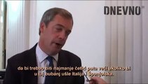 UKIP Nigel Farage warns Croatia about joining the European Union   2011