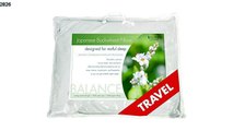 For sale balance living buckwheat pillow travel size 14 34 x 20 34 100 organic japanese style