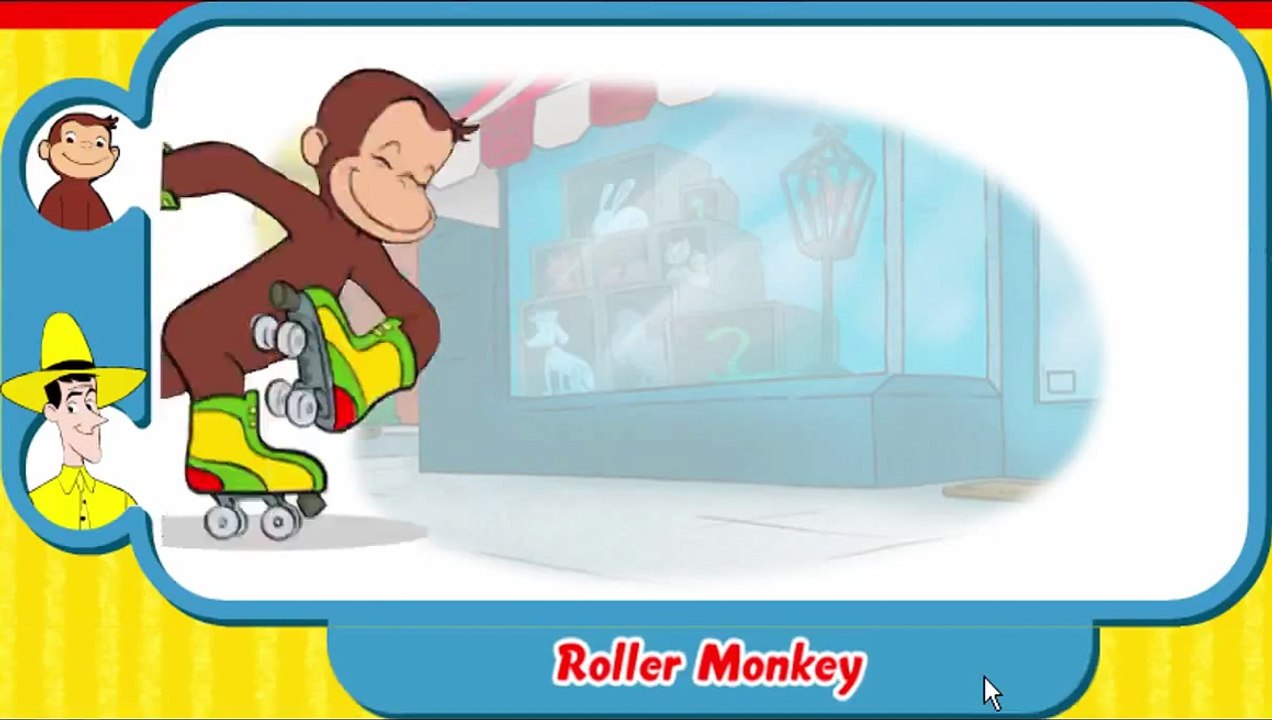 Curious George Roller Monkey Cartoon Animation PBS Kids Game Play Walkthrough
