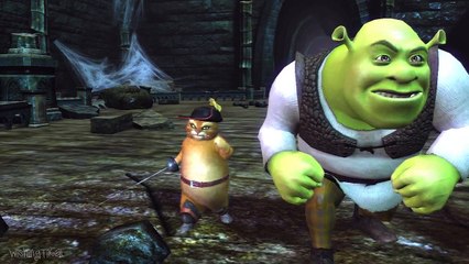 Shrek Forever After Walkthrough Part 6 (PS3, X360, Wii, PC) - Dragon's Keep (3)