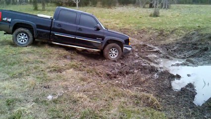 getting stuck - 2004 Silverado 6.0 cammed long tubes, open header, mudding, offroad, big block