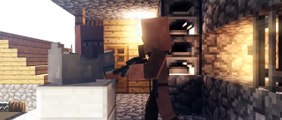 ♫ 'Dragons'   A Minecraft Parody song of 'Radioactive' By Imagine Dragons Music Video Animation 1