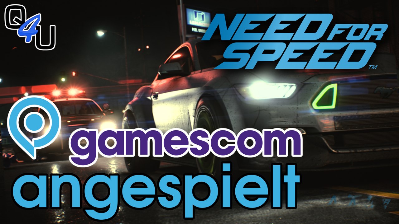 Gamescom 2015: need for speed angespielt