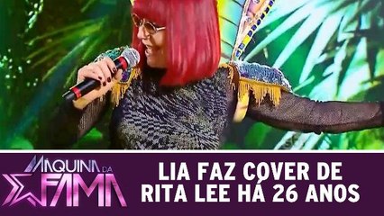 Lia faz cover de Rita Lee há 26 anos