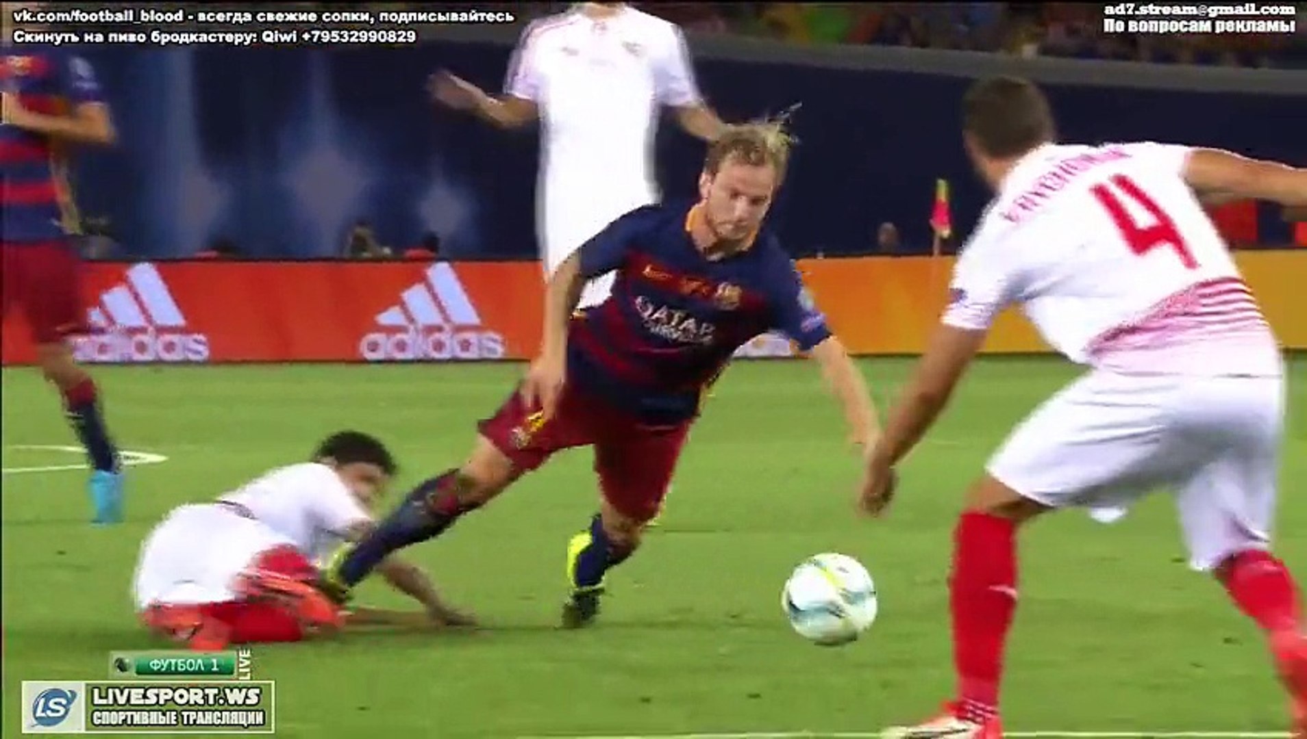 Barcelona Vs Sevilla 5 4 Highlights Extended 11 08 2015 Uefa Super Cup Video Dailymotion