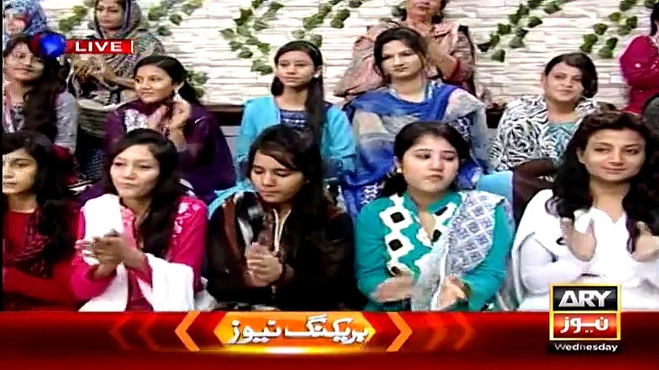 The Morning Show With Sanam Baloch on ARY News Part 6 - 12th August 2015