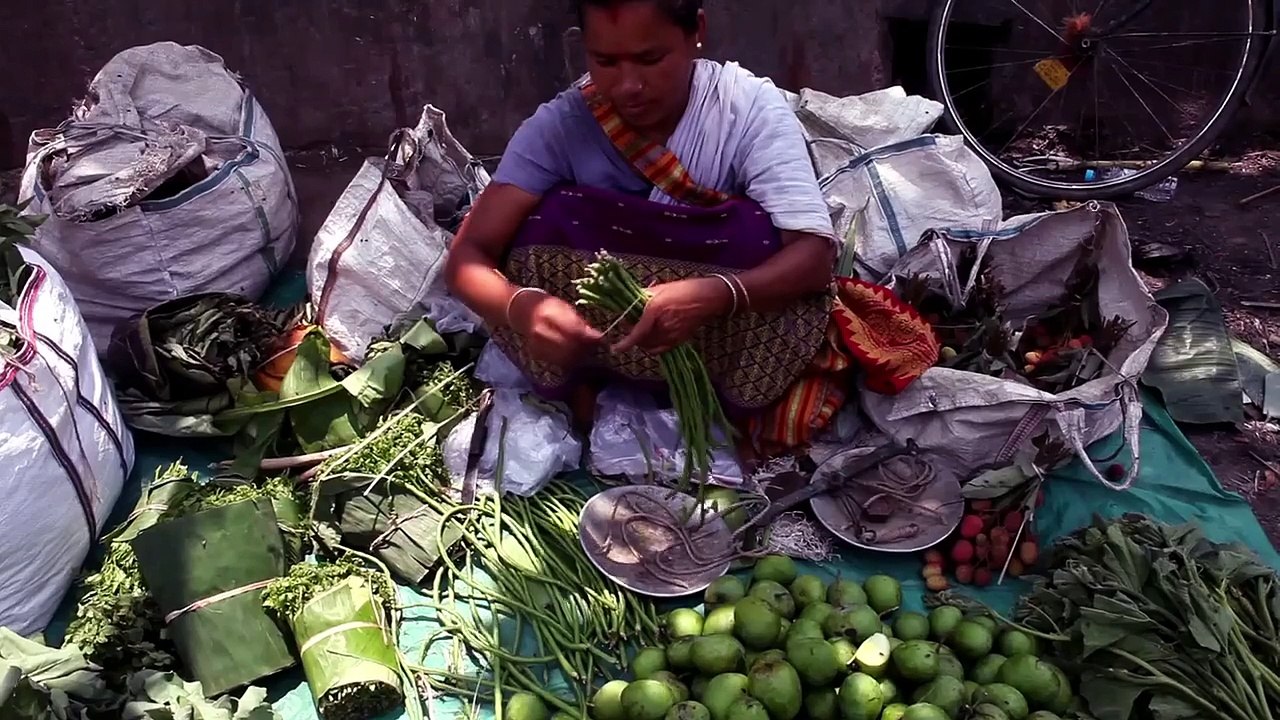 A Karbi Meal, Morning, Guwahati, India
