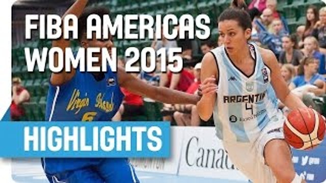 Argentina v Virgin Islands - Game Highlights - Group B - FIBA Americas Women's Championship
