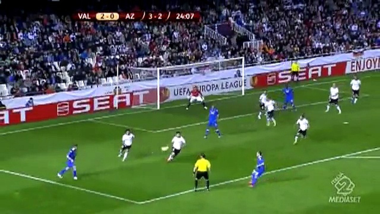 2012.04.05: Valencia CF 4 - 0 AZ Alkmaar (Resumen)