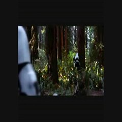 An Ewok on a Speeder Bike (Extended Scene)