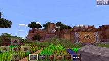 STRONGHOLD AND 3 VILLAGES!!!   Epic Triple Village Seed   Minecraft Pocket Edition