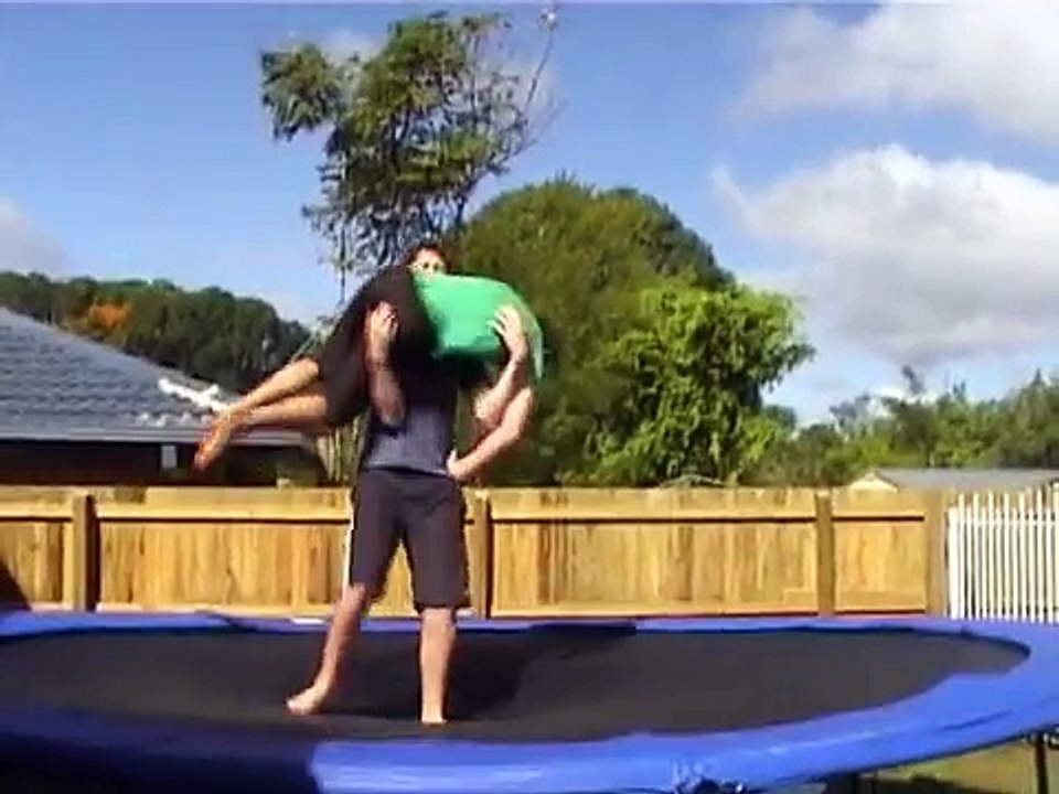 The Best Trampoline Wrestling Of All Time 7
