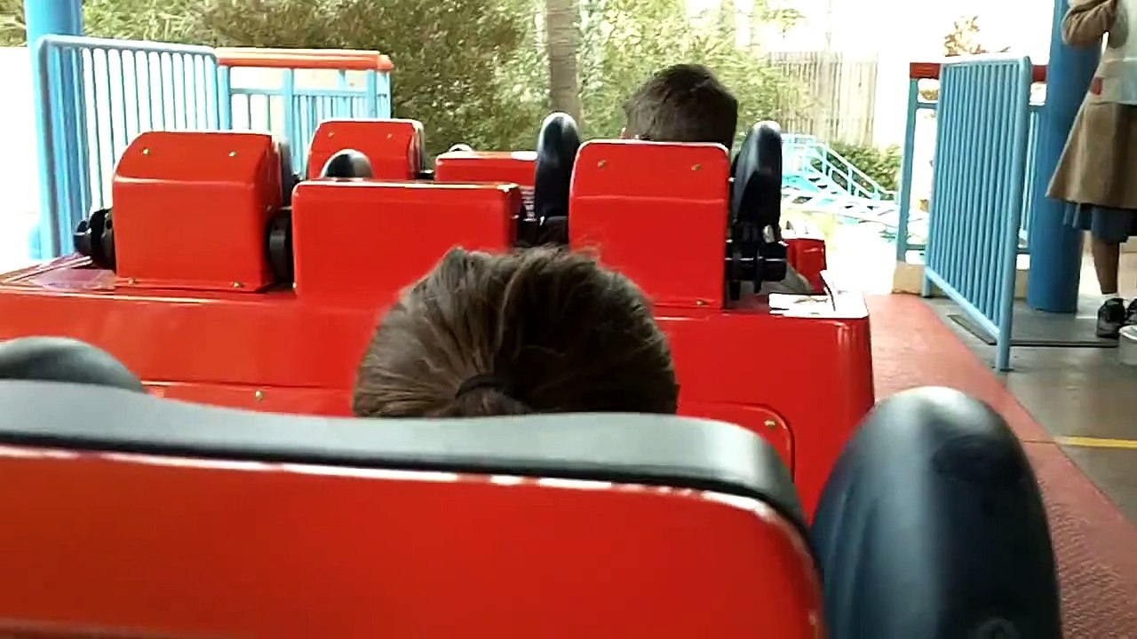 Disney Land California Screamin' Roller Coaster Ride!  HD