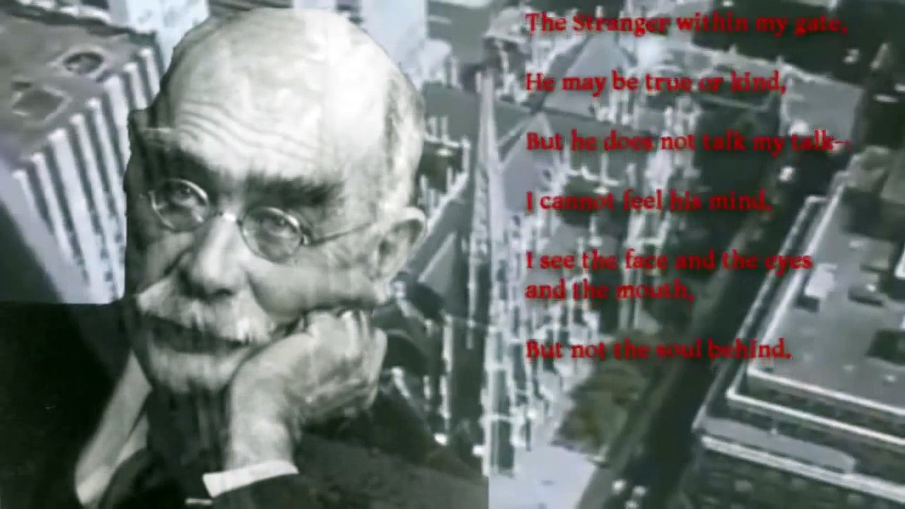 Rudyard Kipling - The Stranger (Recited by Dr. William Pierce)