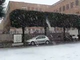 Neve a Roma, 12 febbraio 2010, nel bel mezzo della bufera