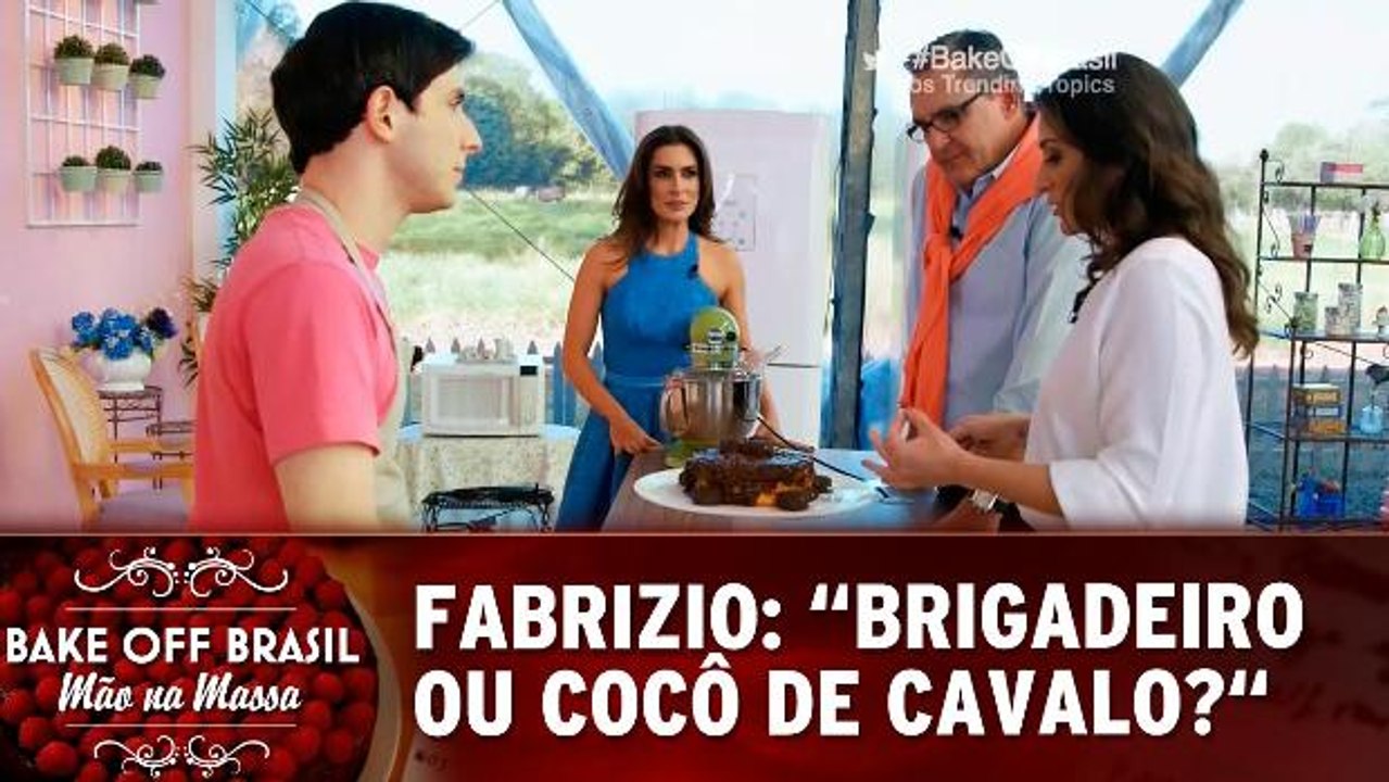 ´Brigadeiro ou cocô de cavalo?´, diz Fabrizio a participante