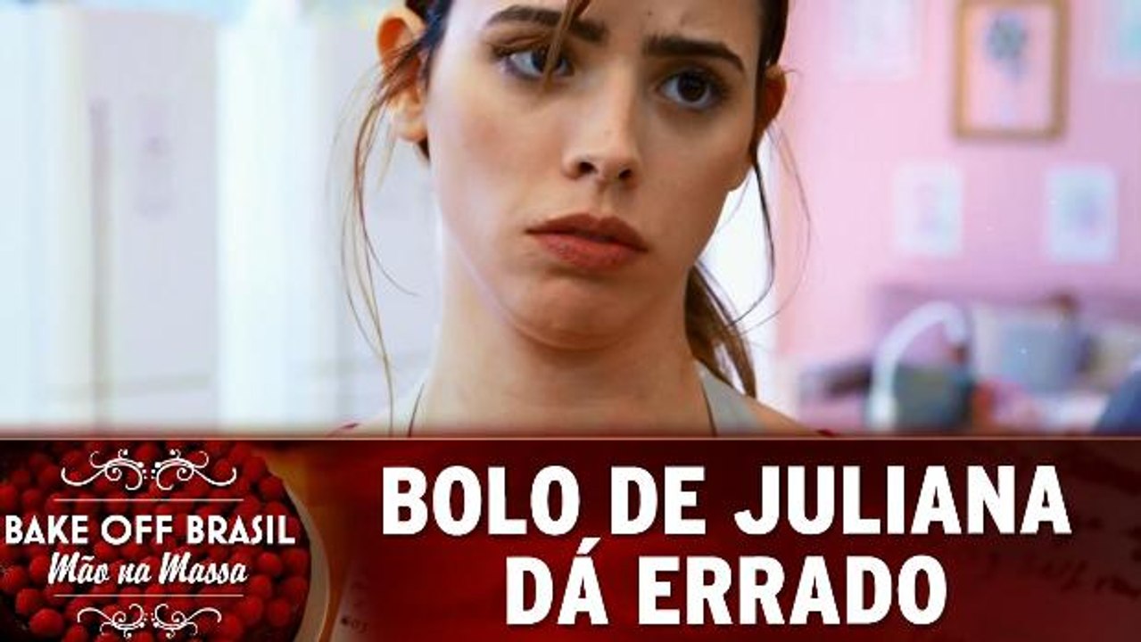 Bolo de Juliana dá errado