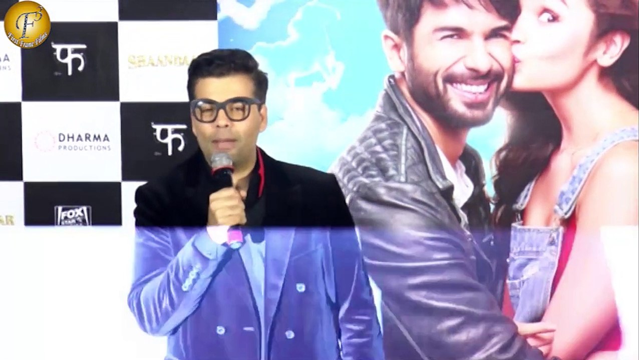 TRAILER LAUNCH OF SHAANDAAR WITH VIJAY SINGH,KARAN JOHAR,SHAHID KAPOOR,ALIA & VIKAS BAHL