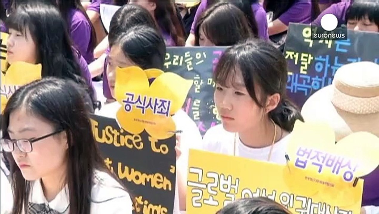 70 Jahre nach dem Krieg: Südkoreanische Trostfrauen fordern Entschuldigung von Japan