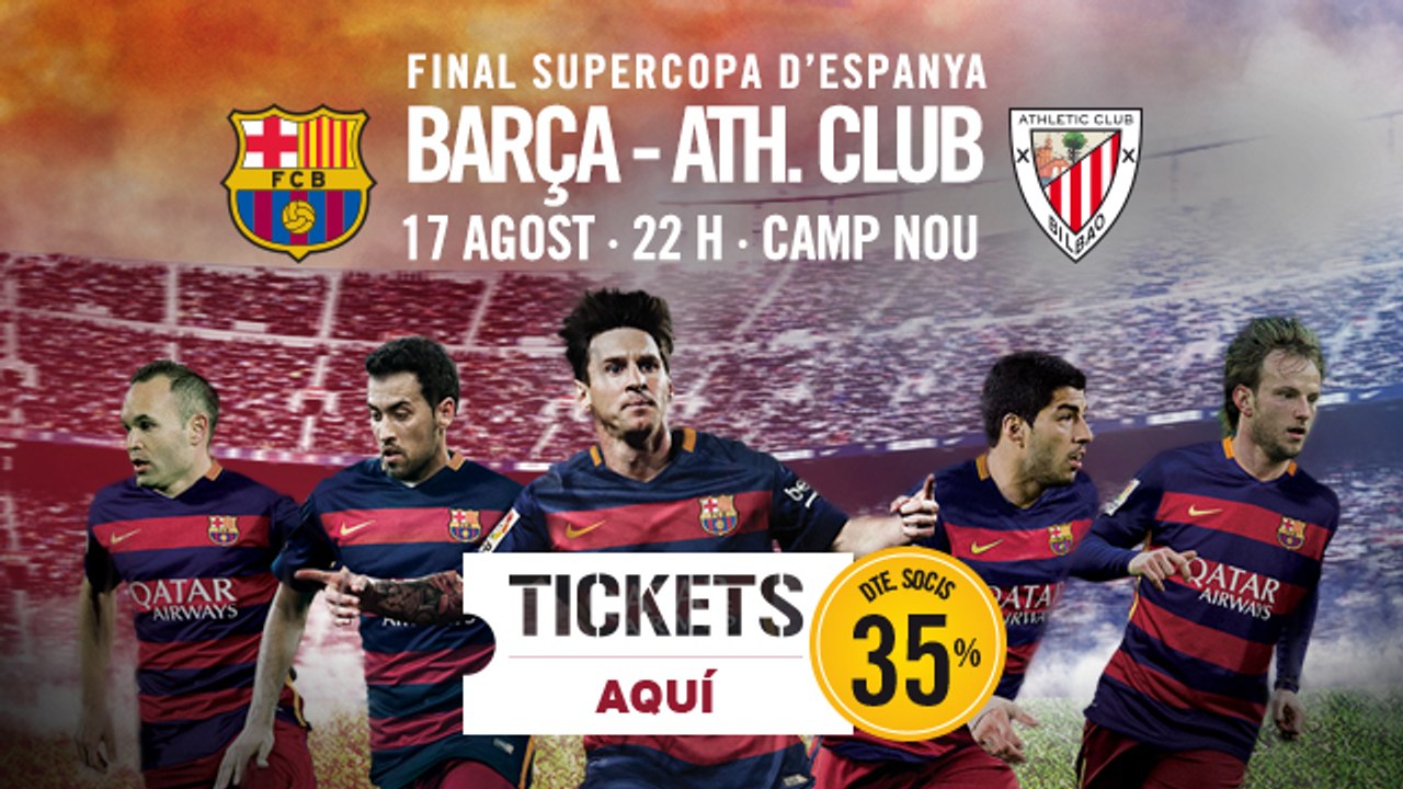 ESPOT - Final tornada Supercopa d'Espanya 2015/2016 [CAT]