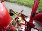 1953 Farmall Cub Cutting high horse pasture grass woods mower