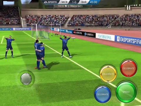 Gameplay de FIFA 16 sur smartphones et tablettes
