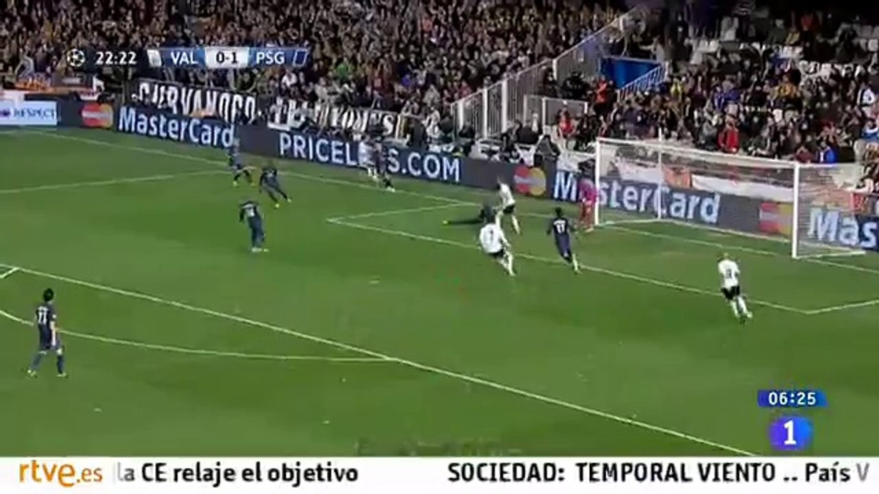 2013.02.12: Valencia CF 1 - 2 PSG (Resumen)