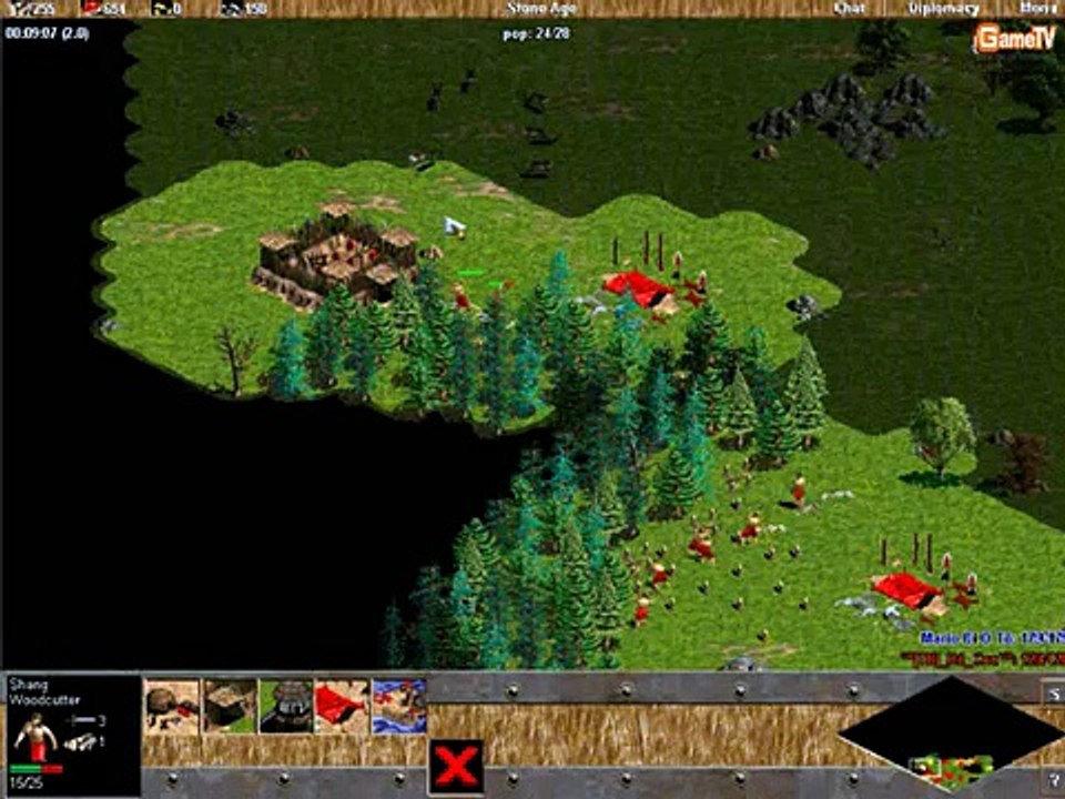 [GameTV.vn] AOE Giao Lưu | Shang BeCon vs Mario...